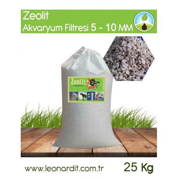 Zeolit Akvaryum Havuz ve Su Filtresi 5-10 MM 25 Kg