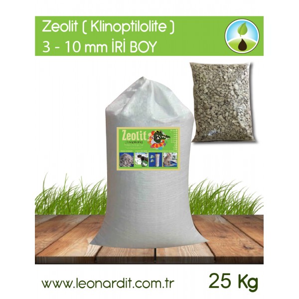 Zeolit (Klinoptilolite) 5 - 10 mm İri Boy - 25 Kg