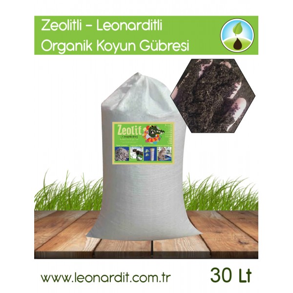 Zeolit + Leonarditli Koyun Gübresi 30 Lt